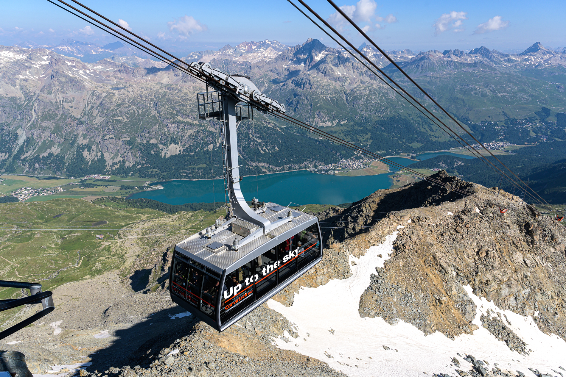 Corvatsch cable car return ticket