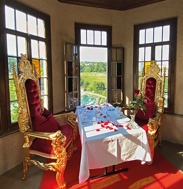 Dinner im Rheinfall-Türmli