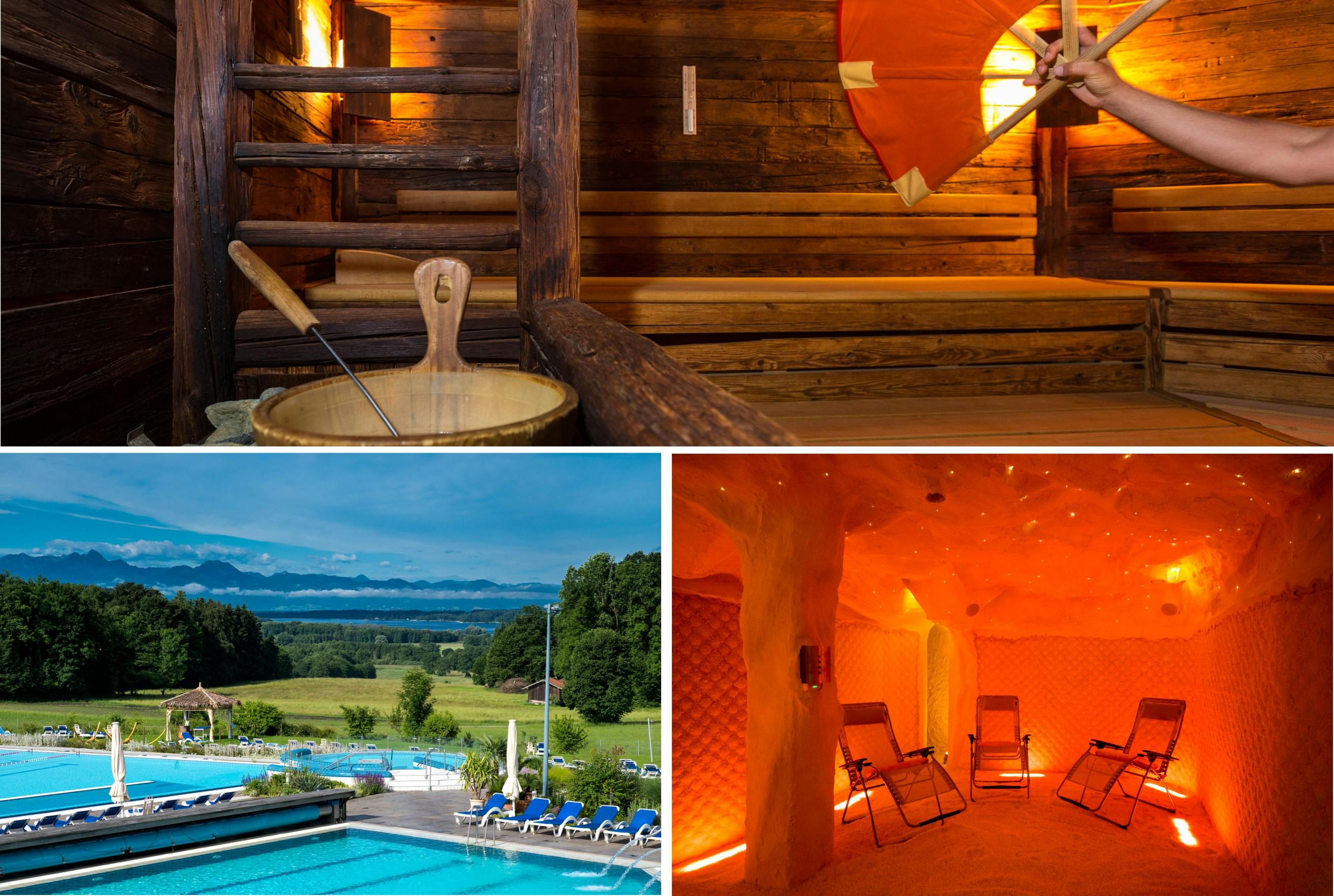 Kombi: Therme oder Sauna (inkl. Therme) mit Totes-Meer-Salzgrotte