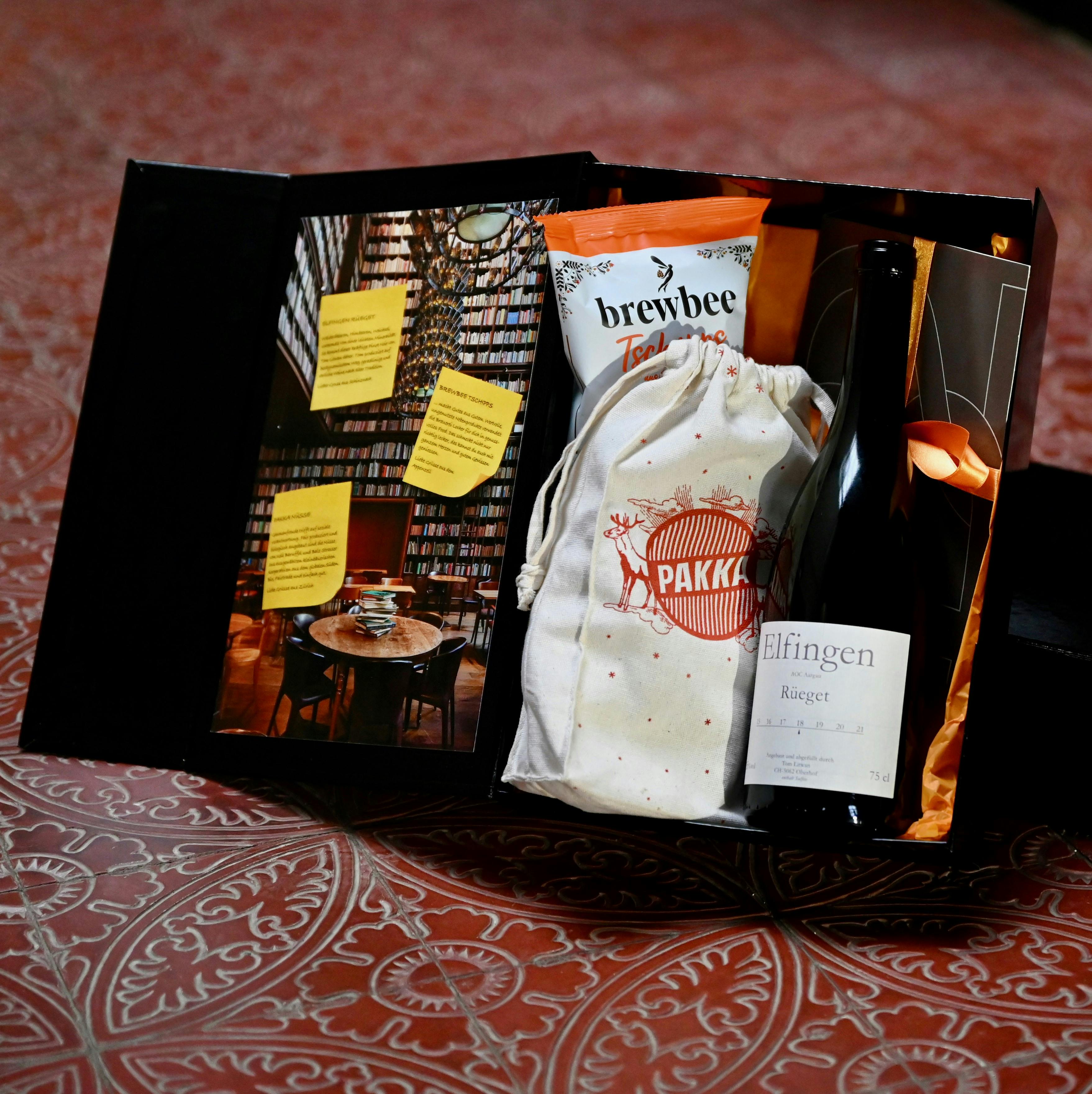 Coffret cadeau «Wine lover» avec bon d'achat