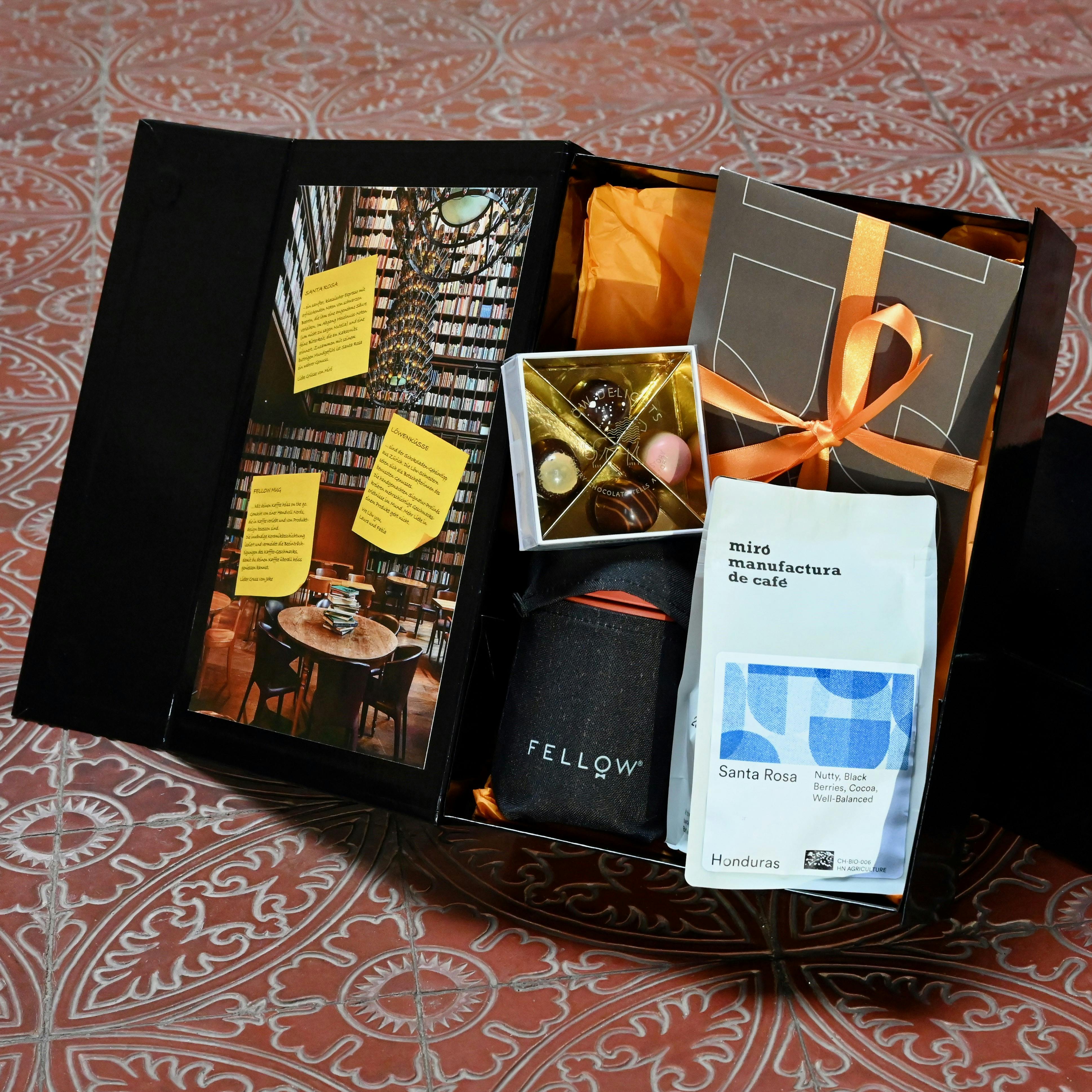 Coffret cadeau « Coffee Time » avec bon d'achat