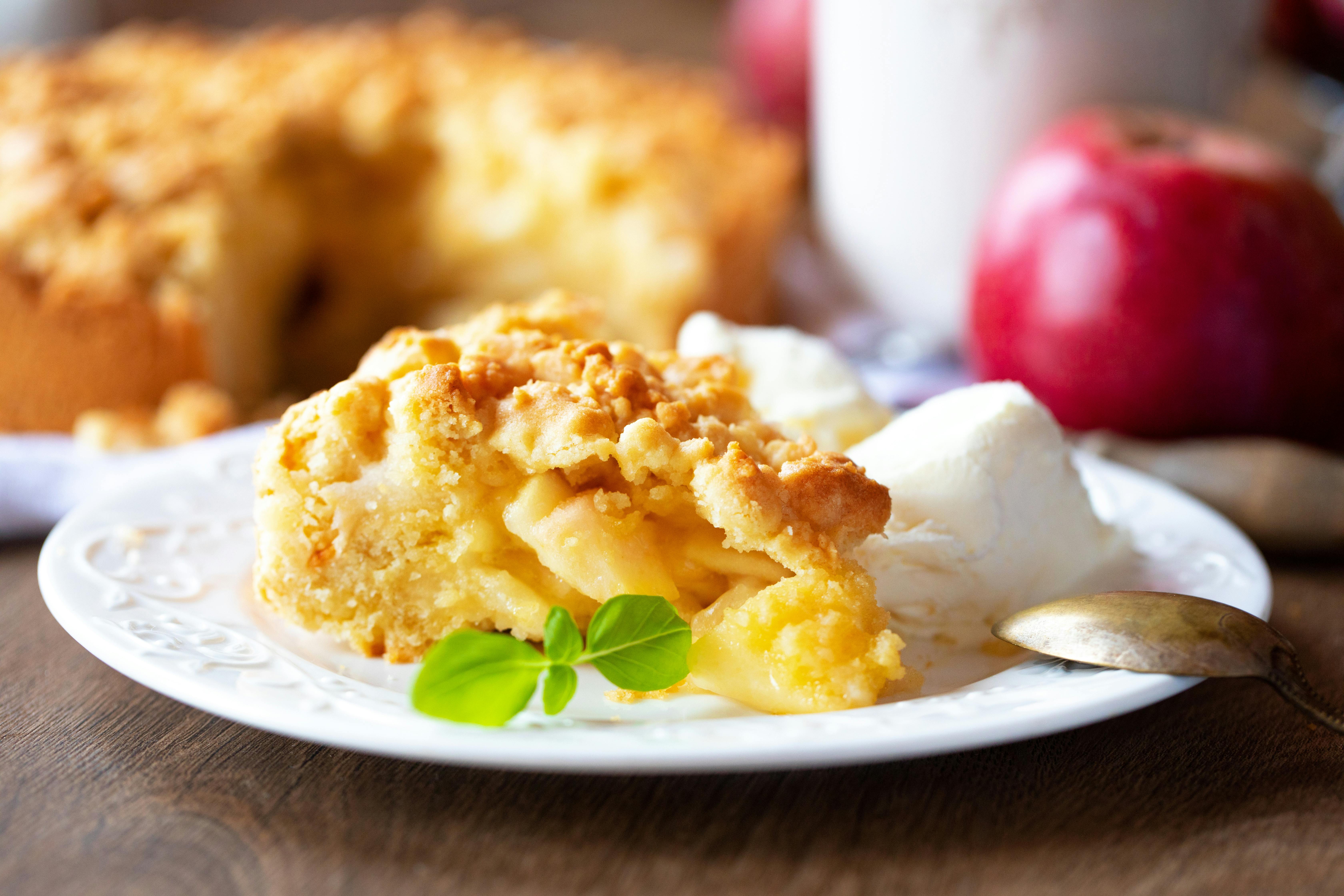 Apfelkuchen für 2 Personen