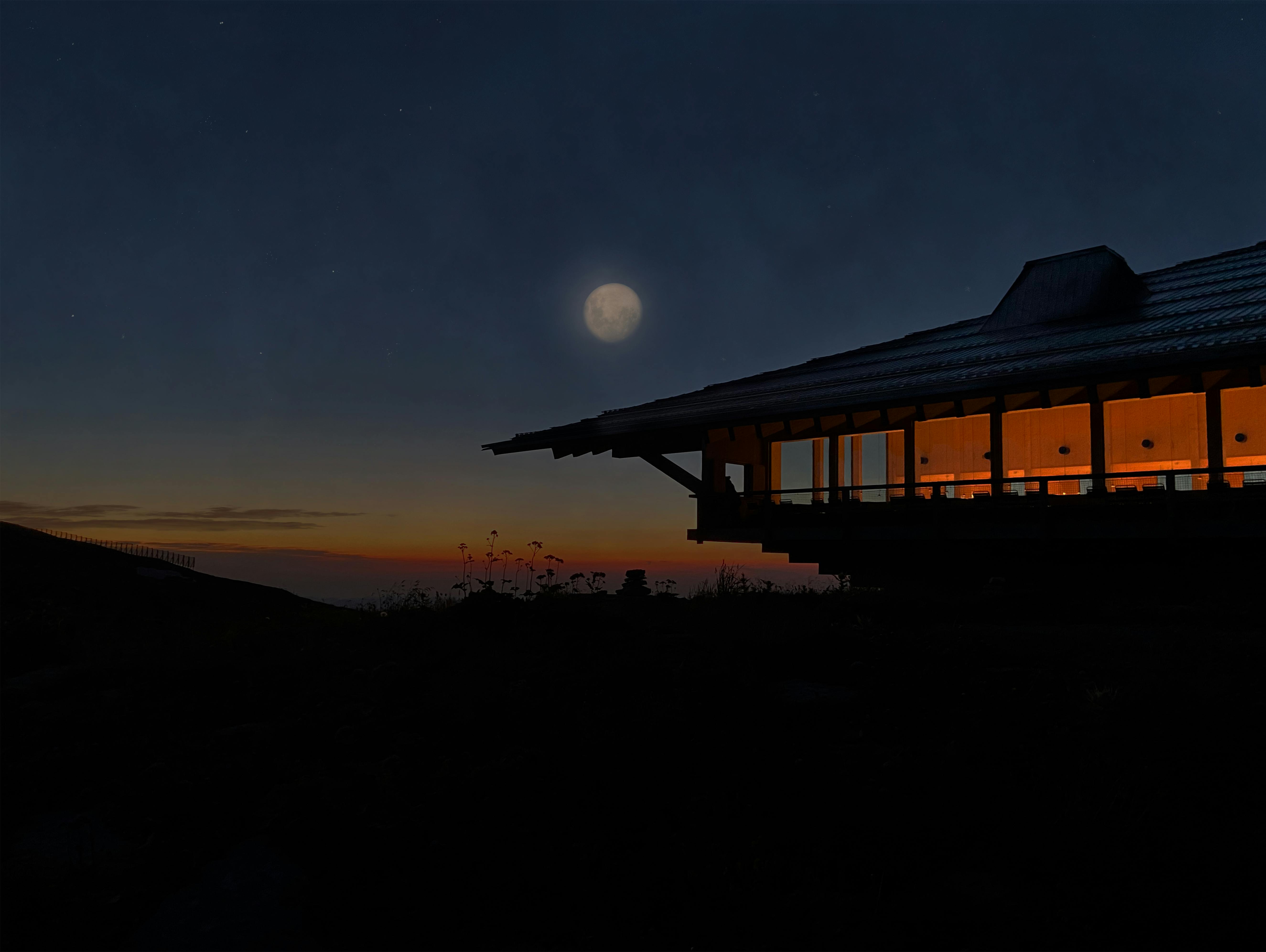 Full Moon Dinner on Mount Chäserrugg
