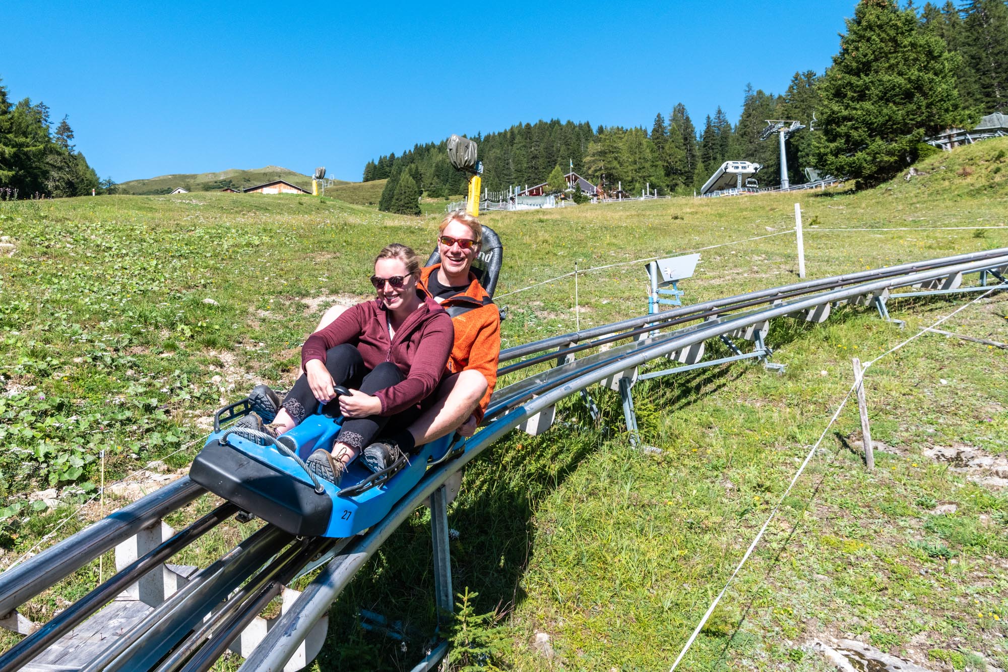 1x Toboggan including chairlift 