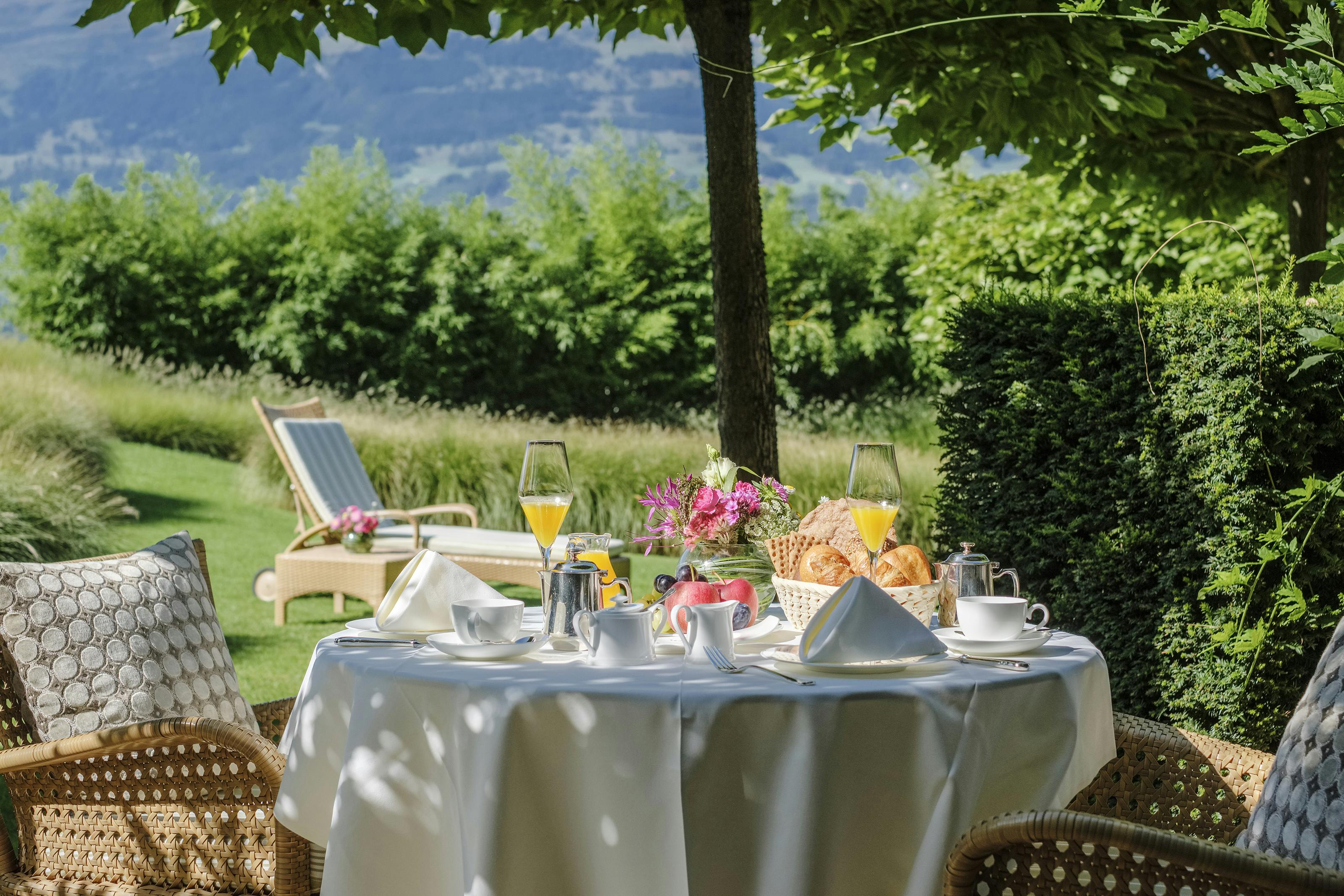 Champagnerfrühstück