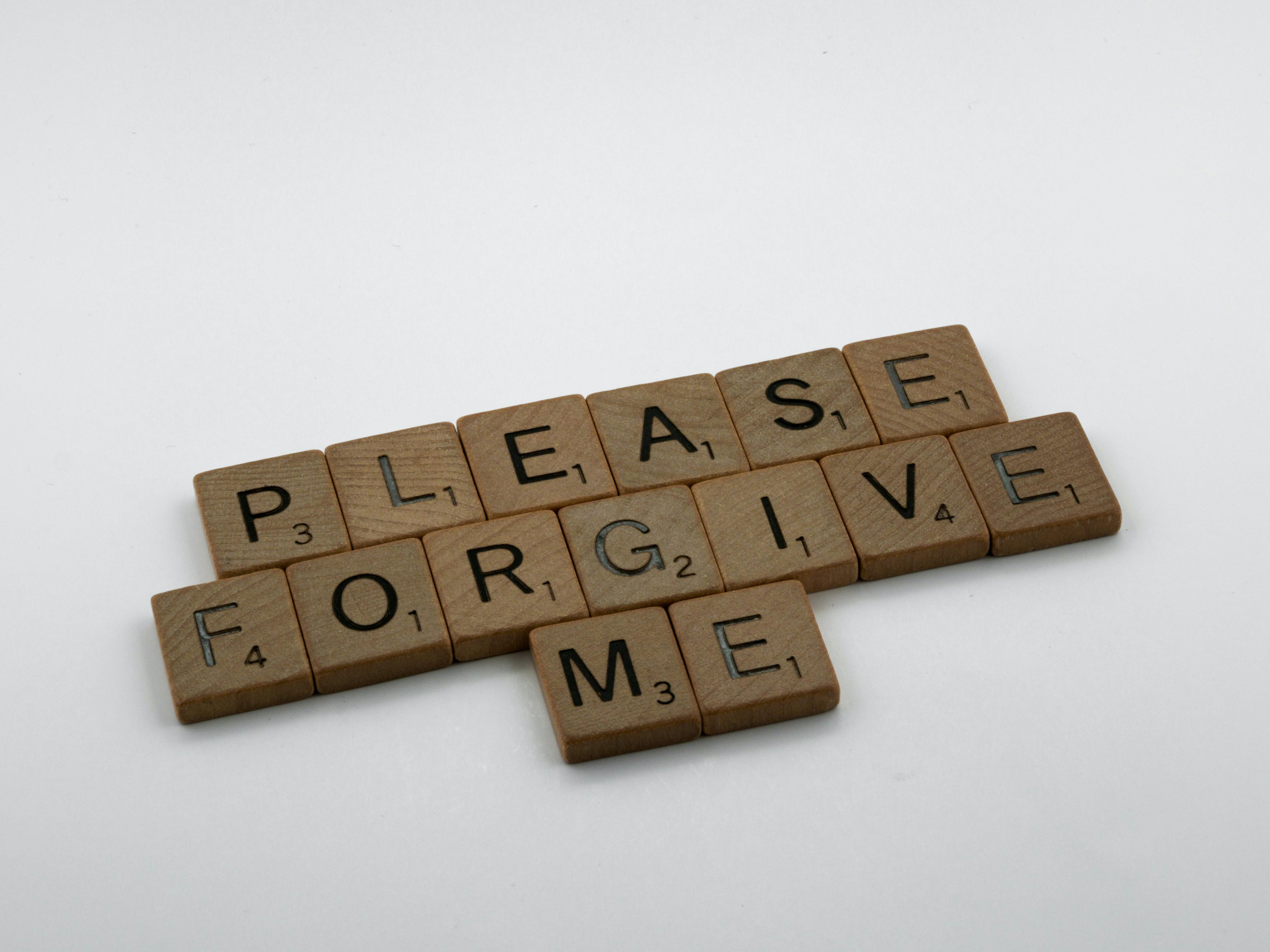 Please forgive me Gutschein