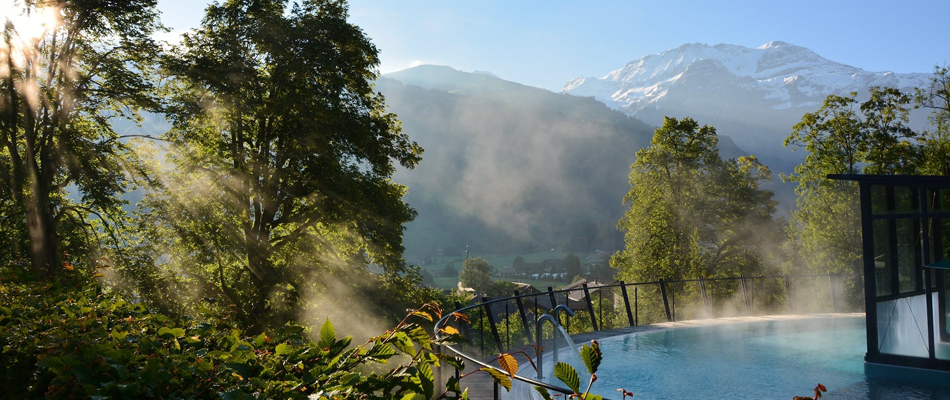 Eintritt in die Lenkerhof-Wellness-Landschaft