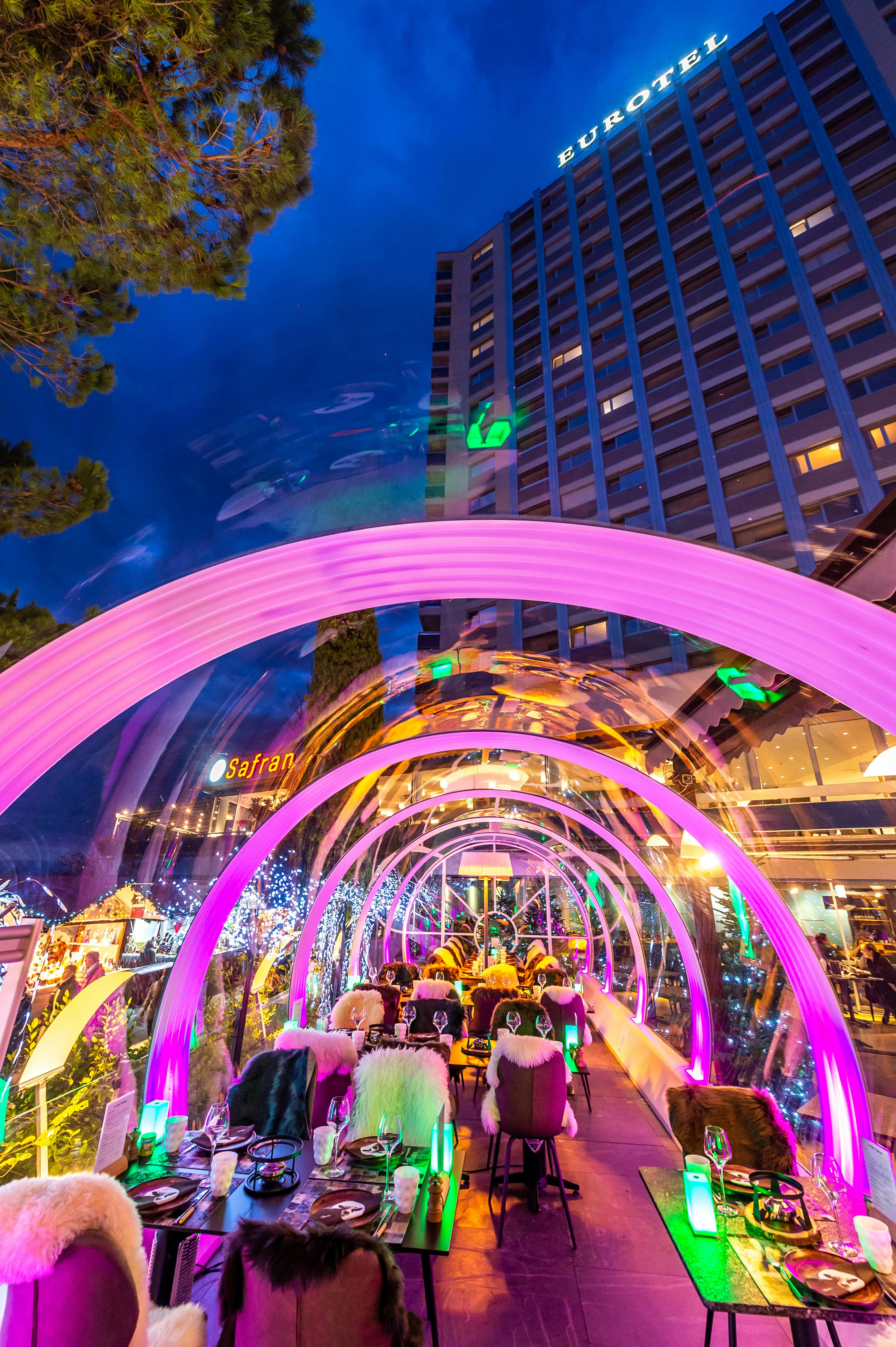 Fondue Tube at Eurotel Montreux