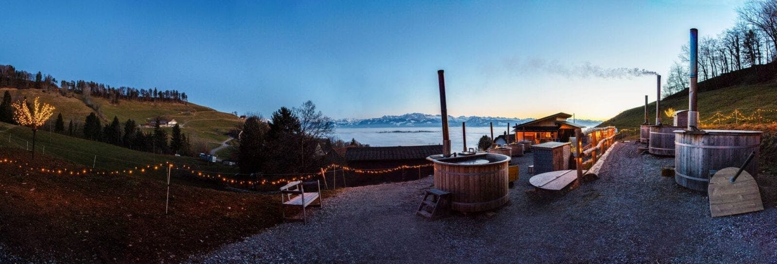 Bains alpins et fondue