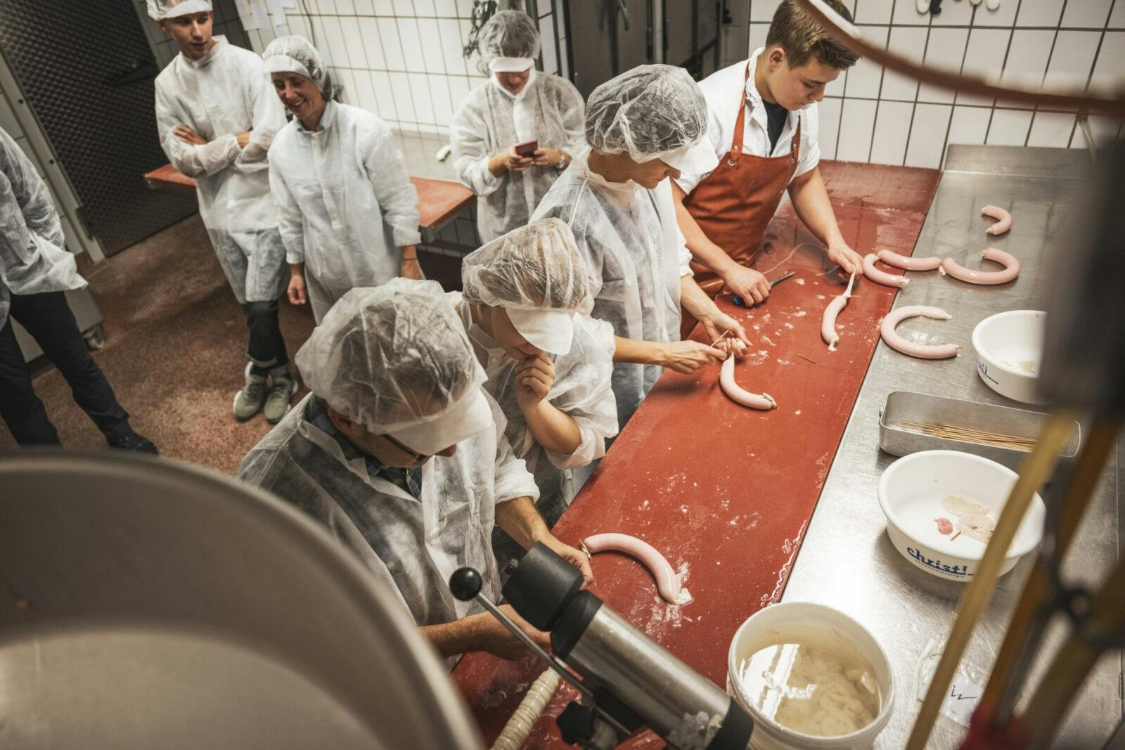 Visit to the Fässler butchery