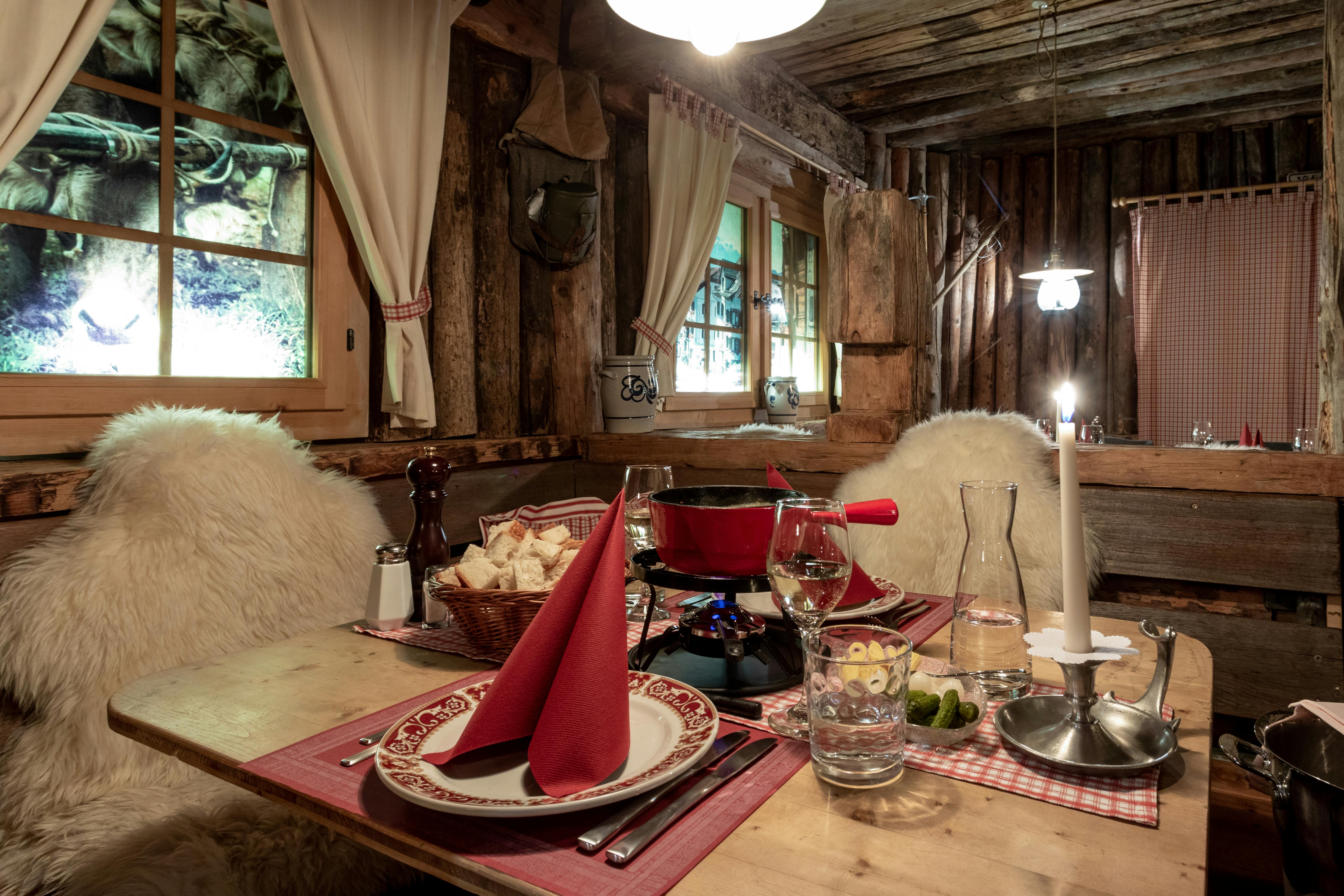 Soirée fondue au Laaxerhof