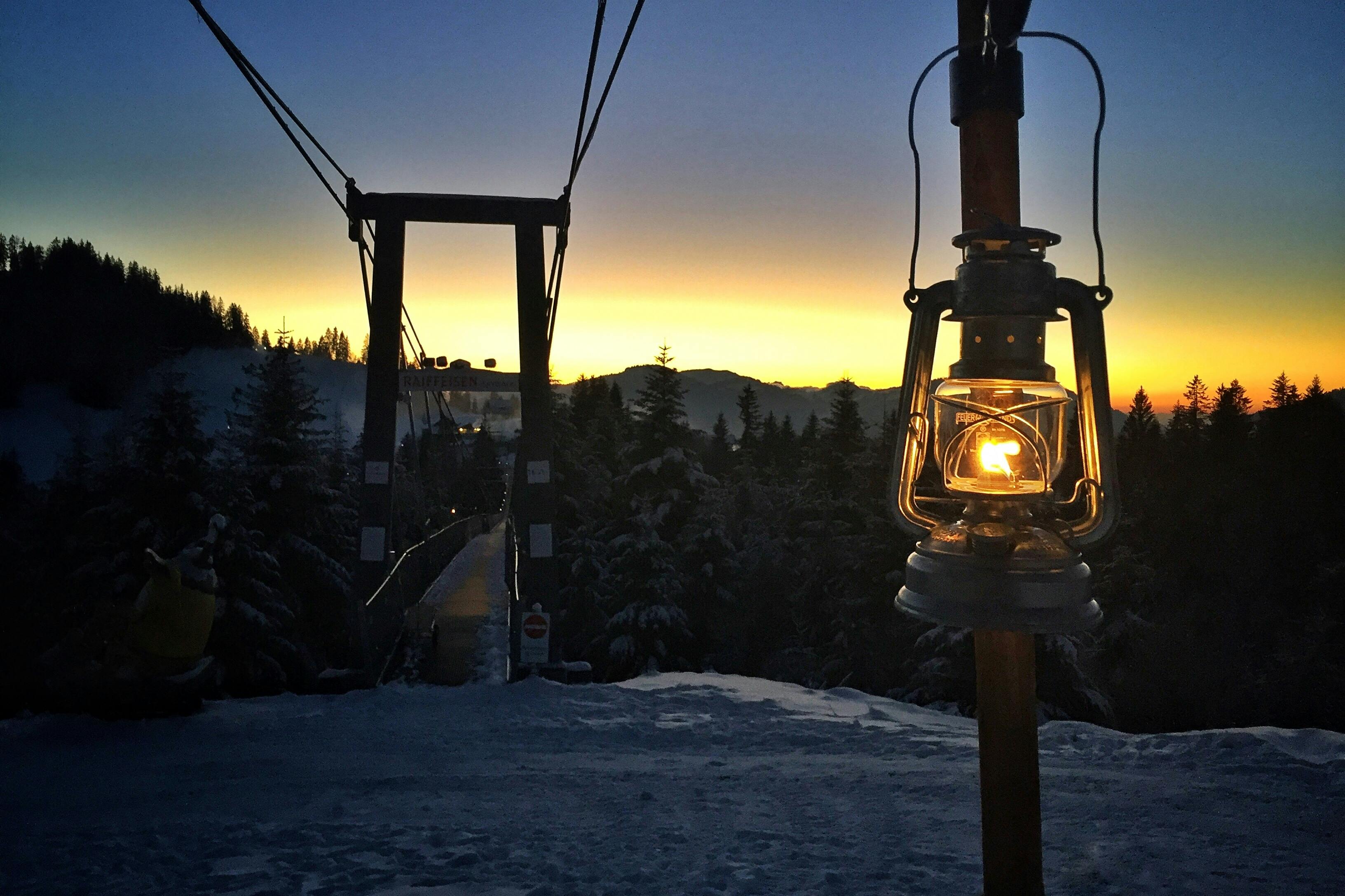 Laternenweg Zauber Sattel-Hochstuckli