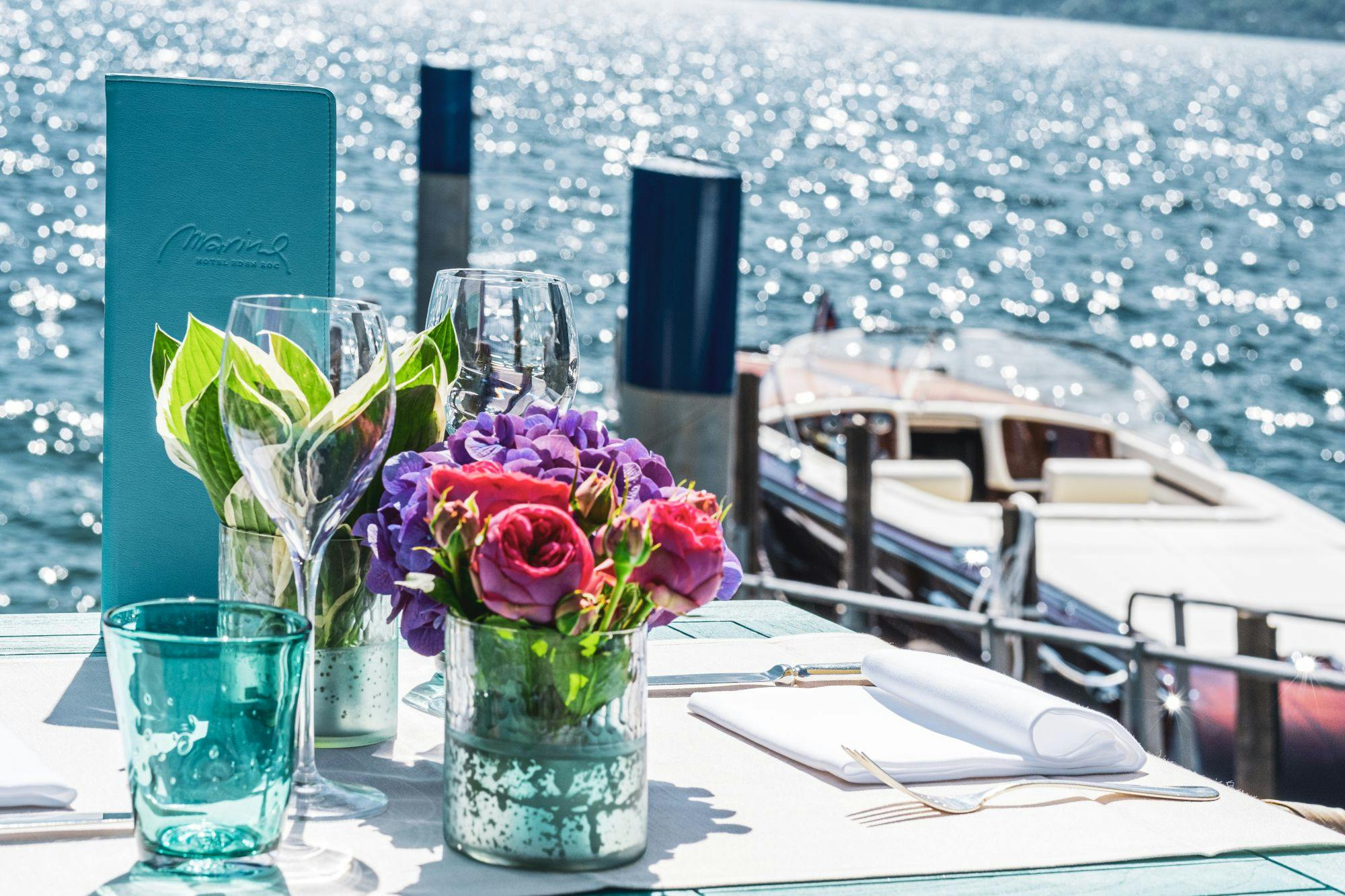 Sundowner on the lake by Marina Lounge<br>