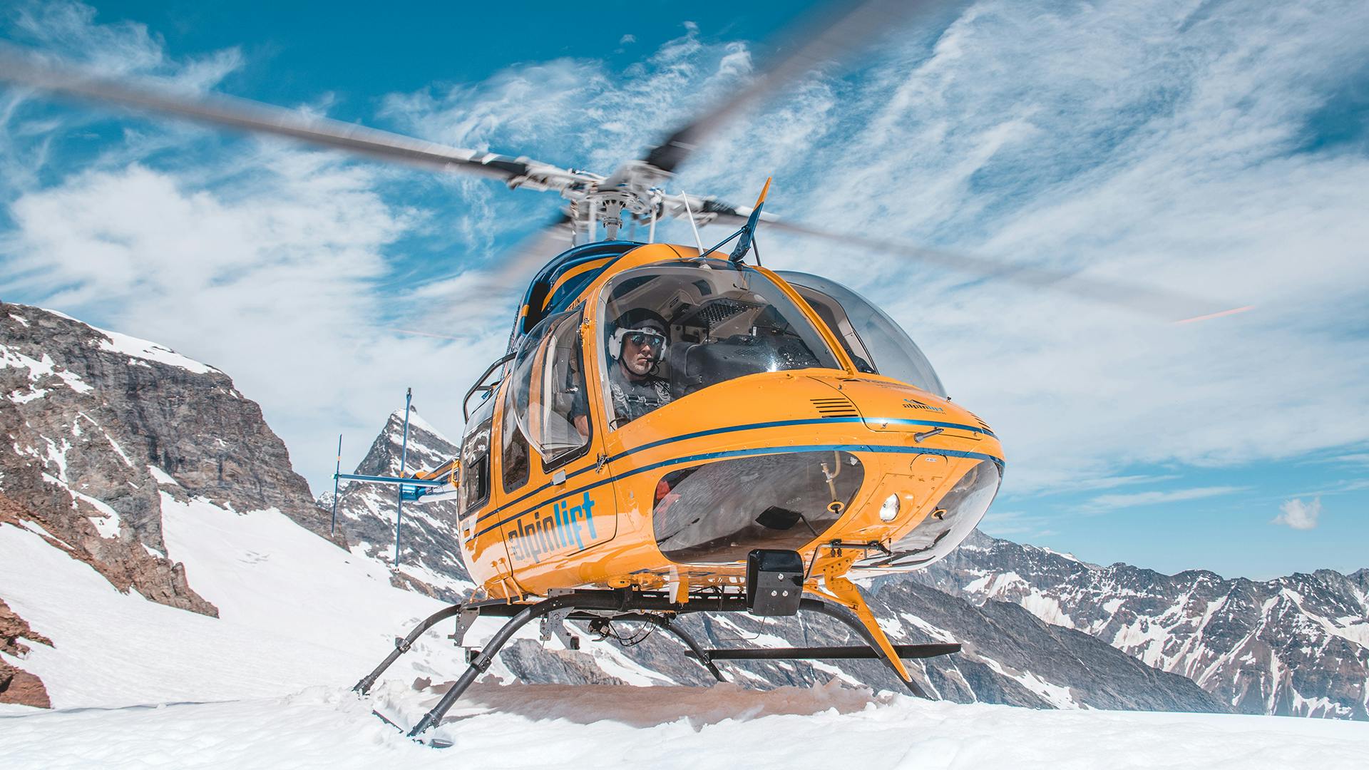 Rundflug über den Petersgrat