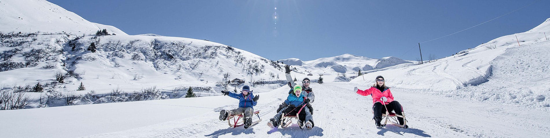 Schlittelspass in den Heubergen