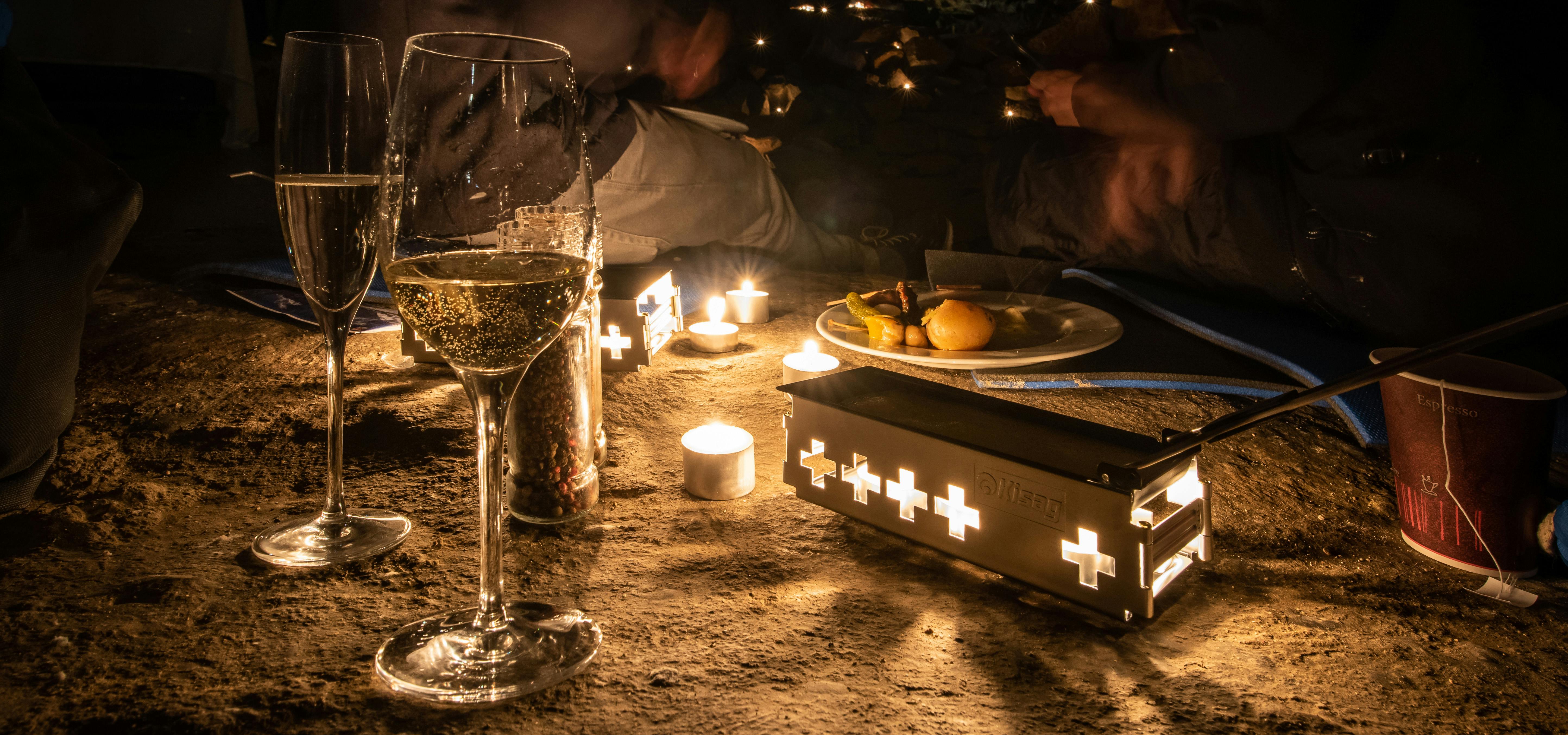 Exklusives Candle-Light Höhlenraclette in den Beatushöhlen
