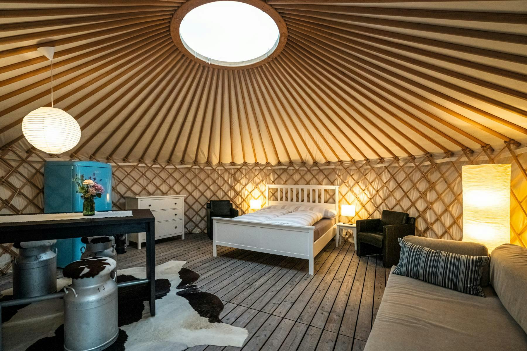Yurt overnight stay on the Gehren farm