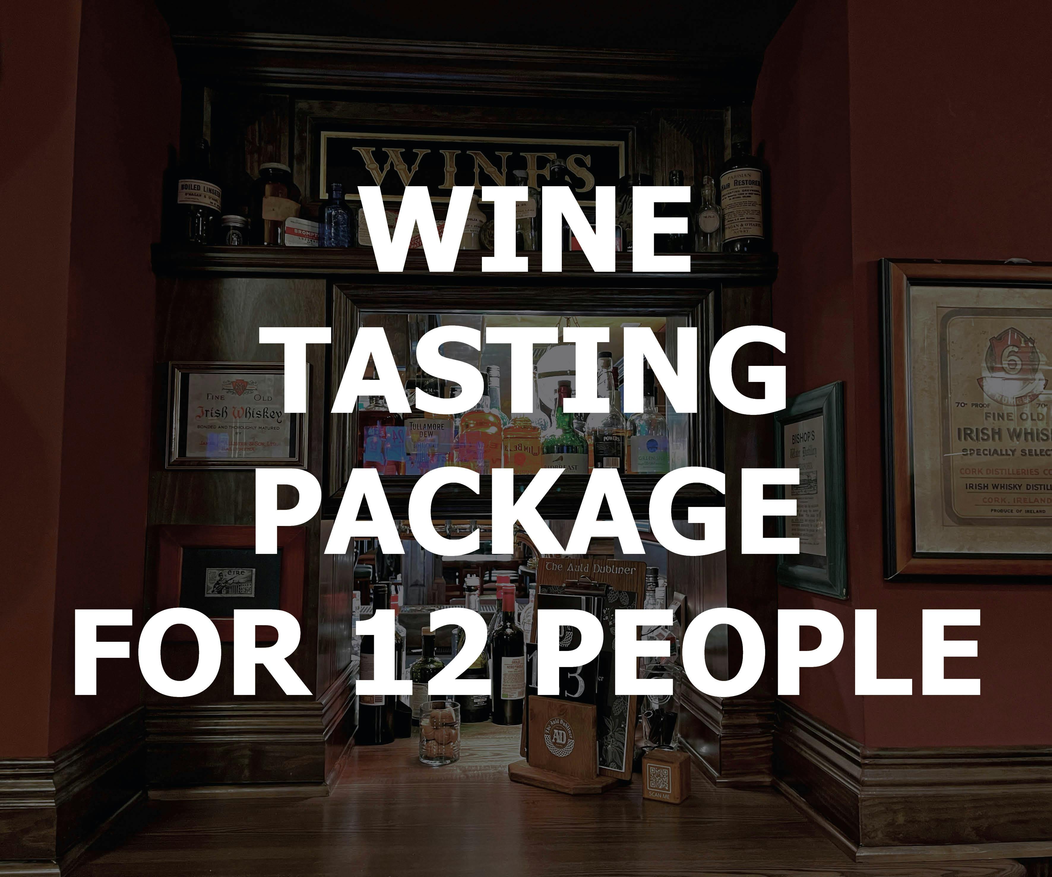 Wine seminar at the Auld Dubliner - package for 12 people