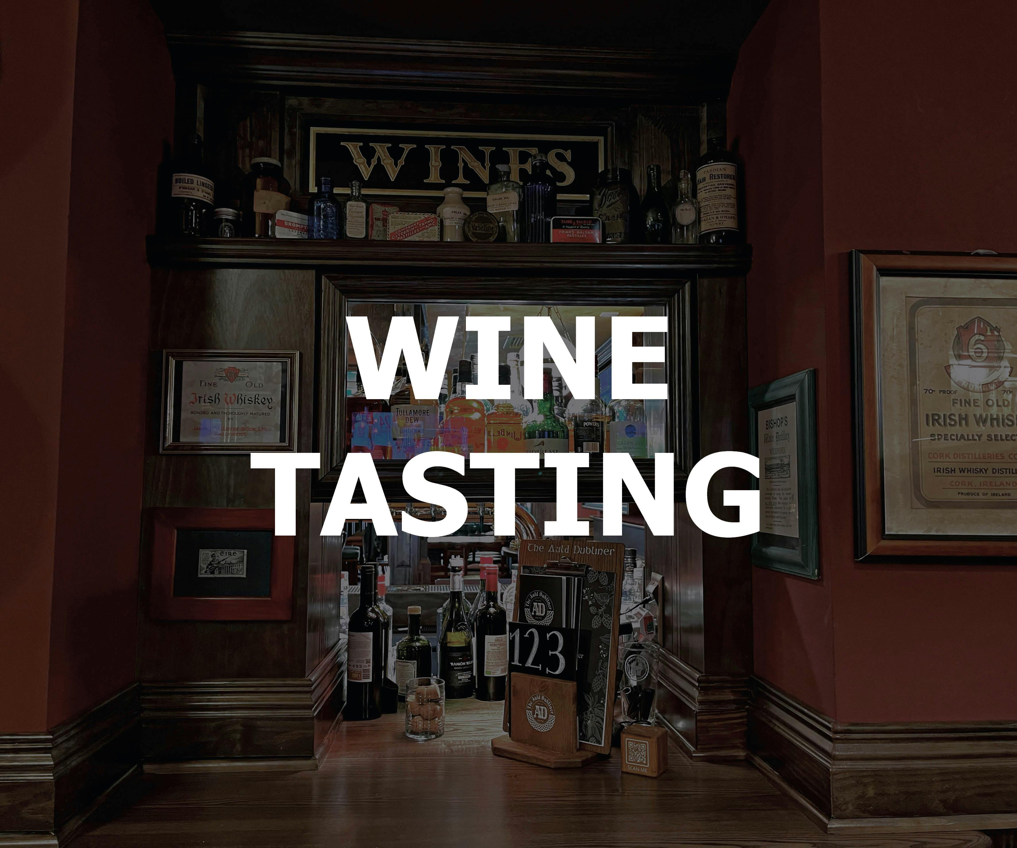 Wine seminar at the Auld Dubliner
