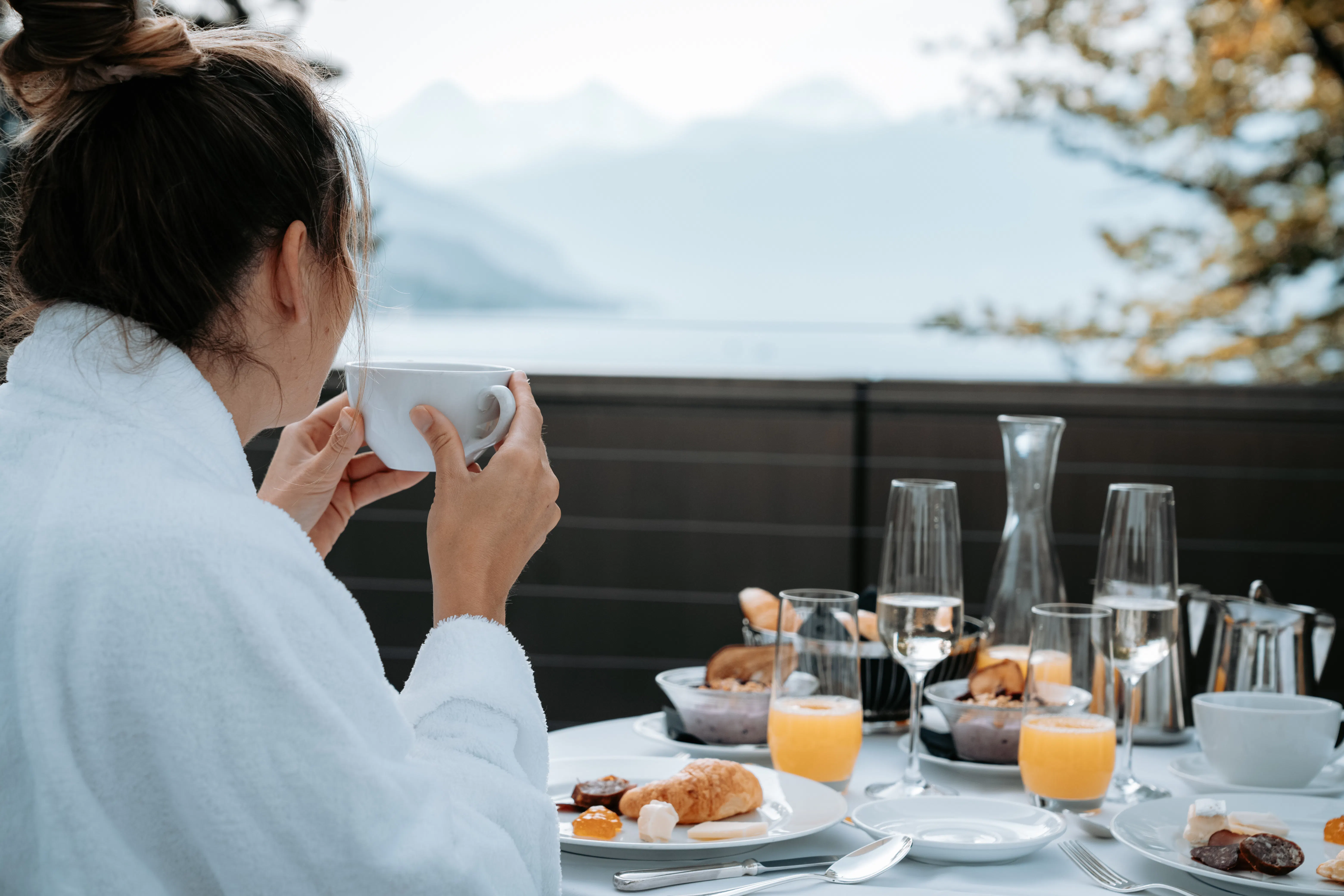 Sonntagsfrühstück am See