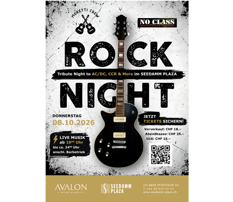 Tribute Night to AC/DC, CCR & MORE im SEEDAMM PLAZA