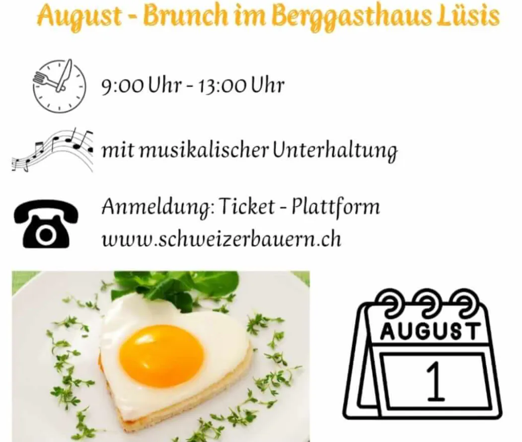 1. August Brunch