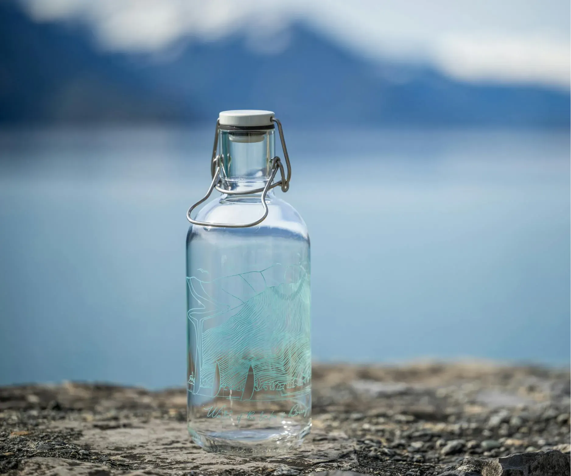 Glasflasche 1L