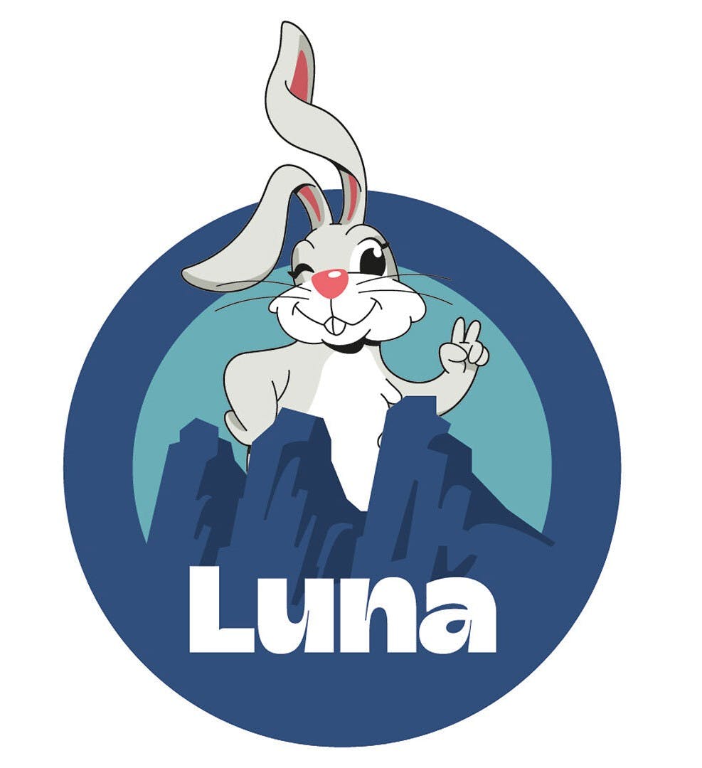 Luna - The snow bunny