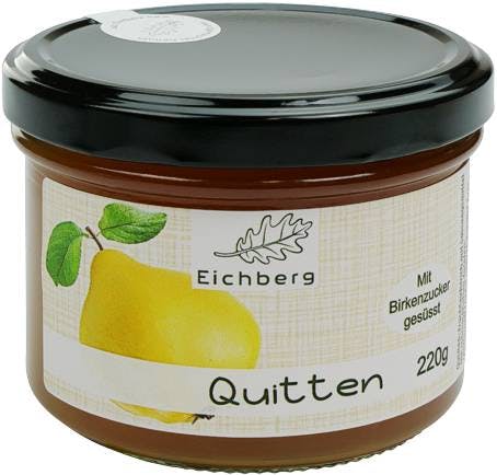 Quittengelee mit Birkenzucker gesüsst 220g