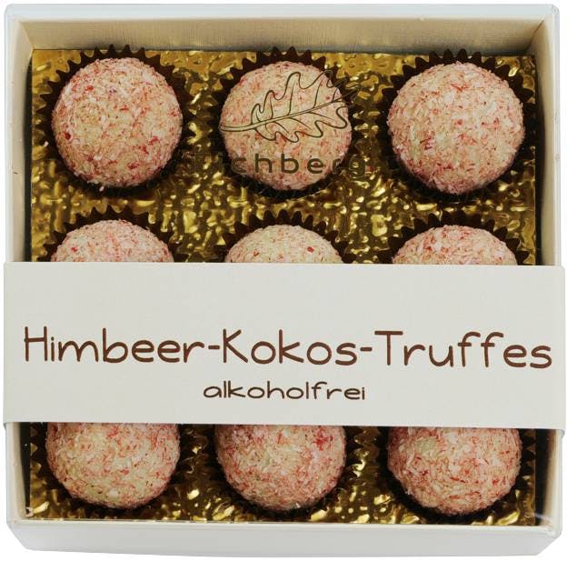 Himbeer-Kokos-Truffes (ohne Alkohol) 9 Stk.