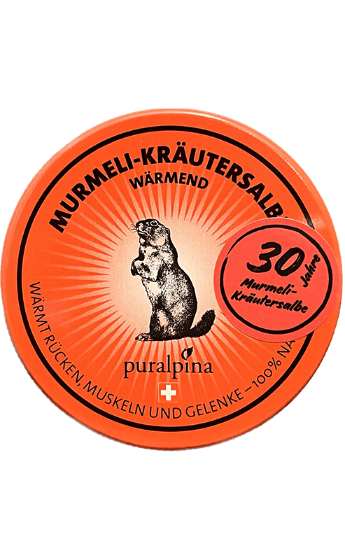 Baume chauffant de Marmotte aux Herbes, Puralpina 50ml