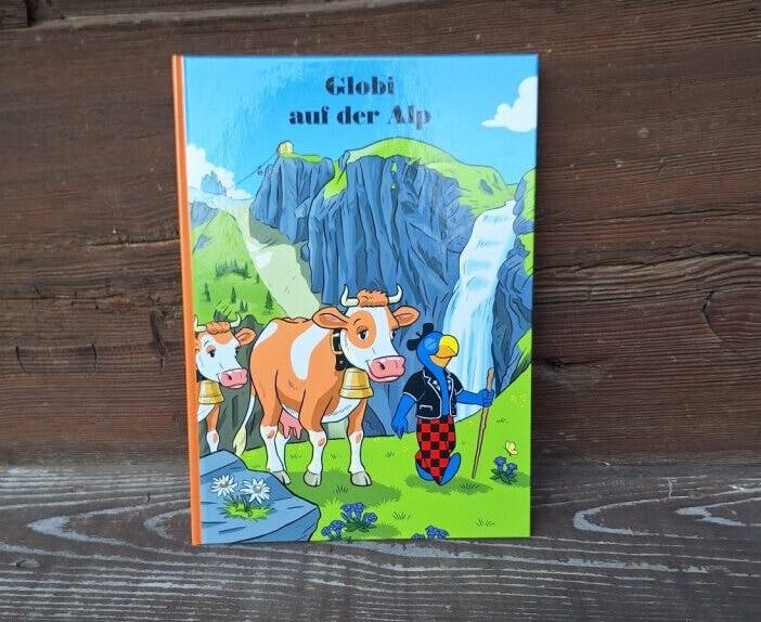Livre de Globi "Globi auf der Alp"