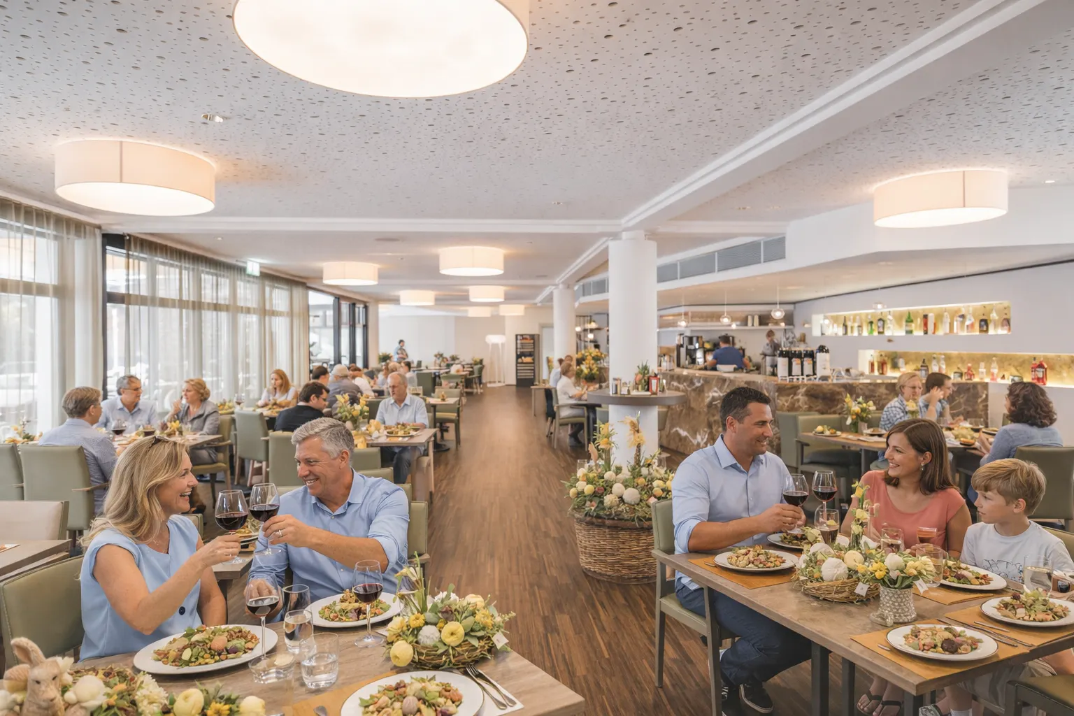 Festliches Ostermenu am Abend im Restaurant Höfli am Karfreitag