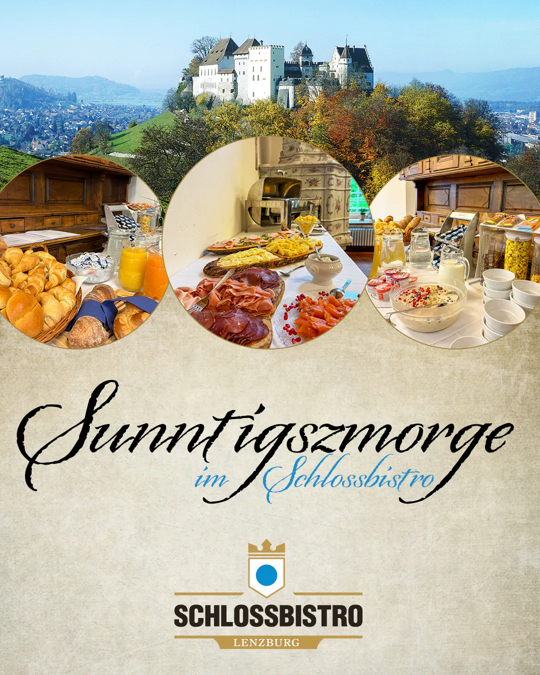 Sunntigszmorge im Schlossbistro