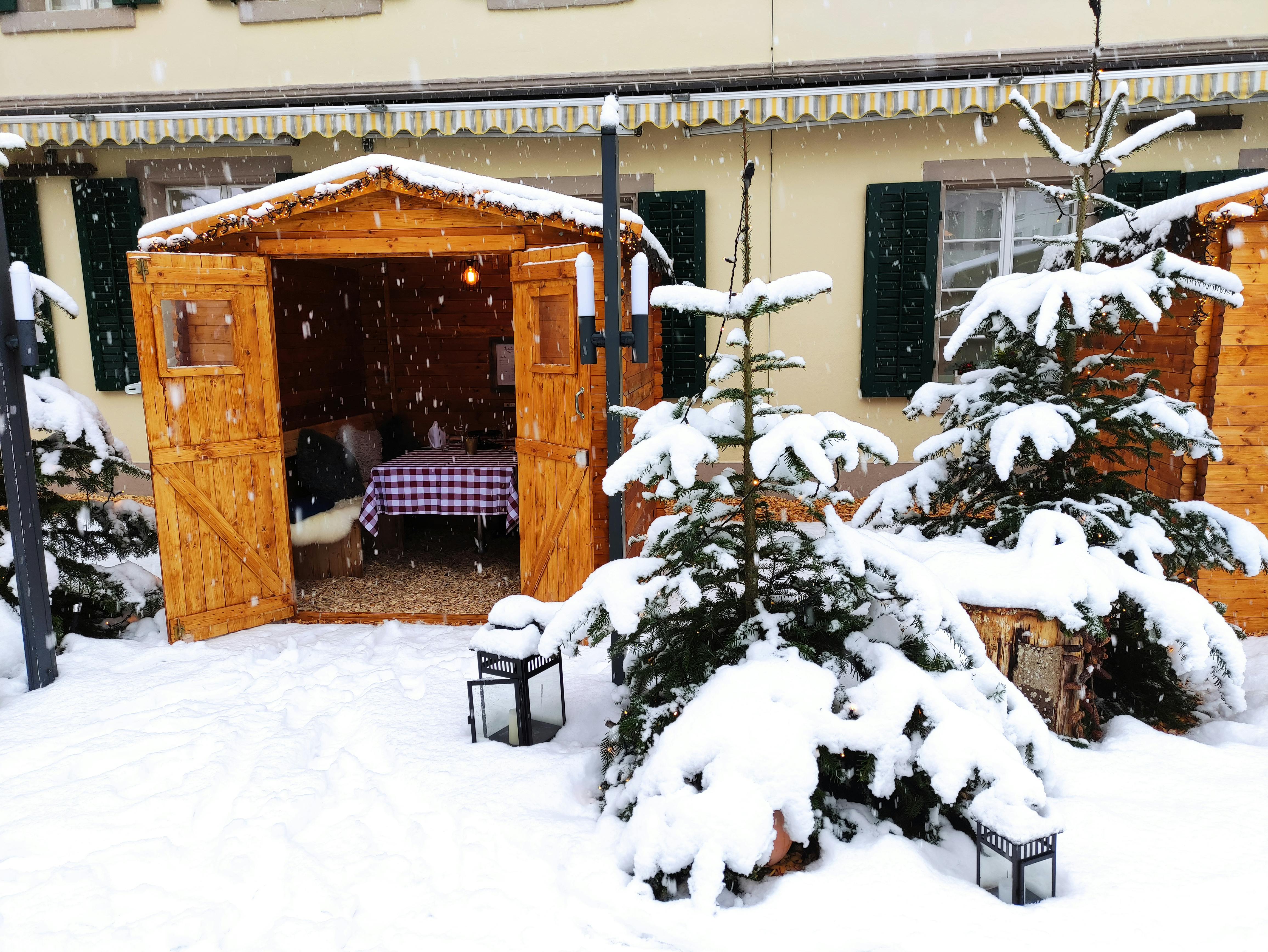 Fondue Menü in unserem Winterdörfli