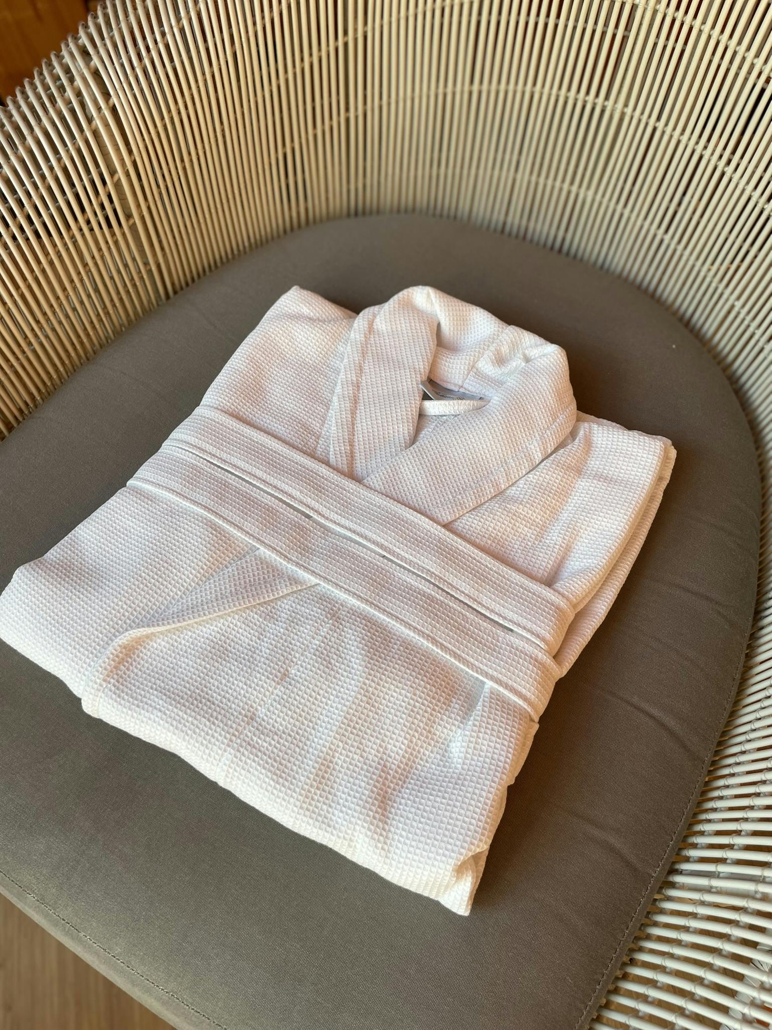 Bademantel in Waffeloptik