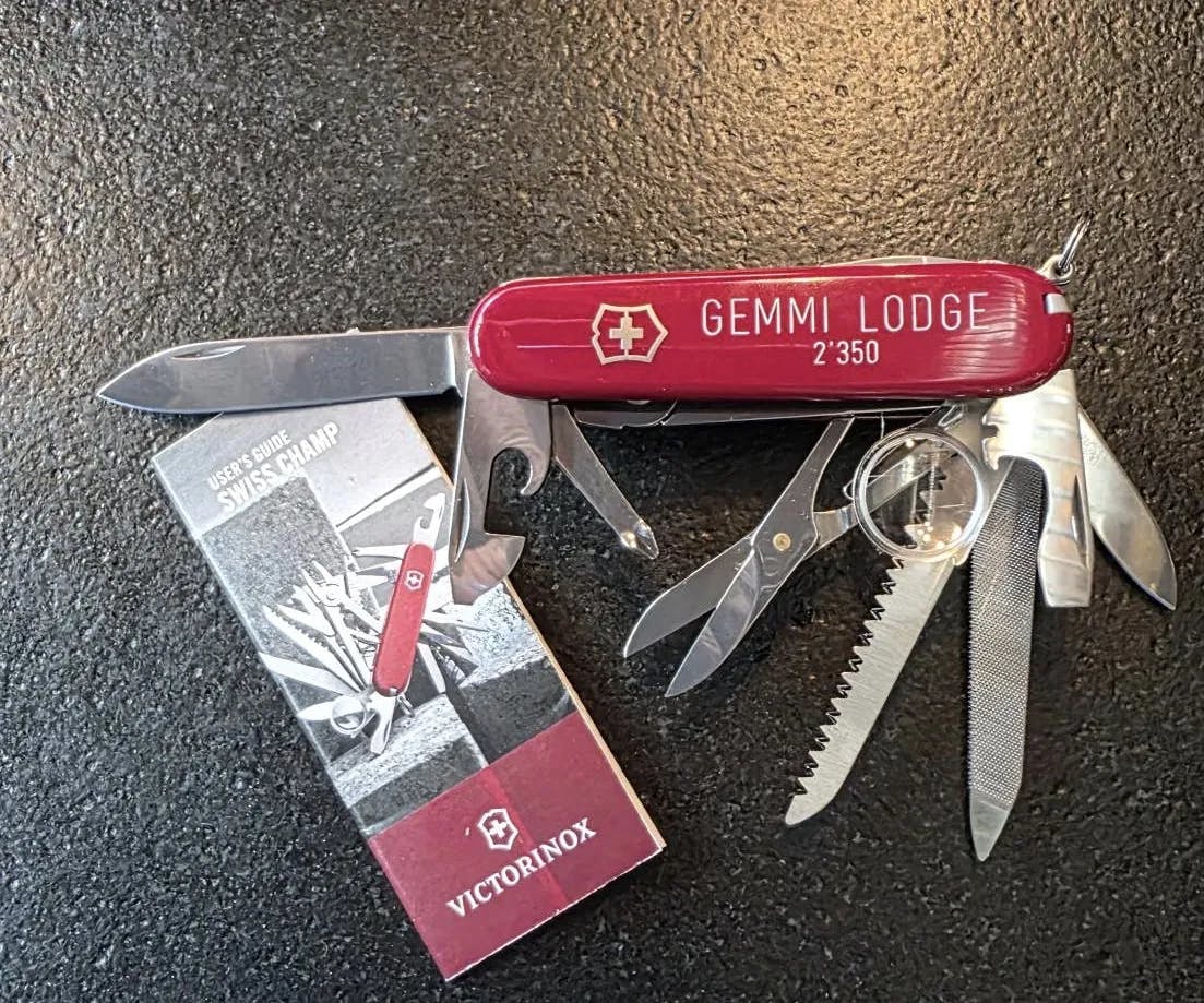 Victorinox Swiss Champ mit Gemmi Logo