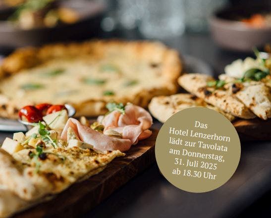 Mediterrane Tavolata im Hotel Lenzerhorn
