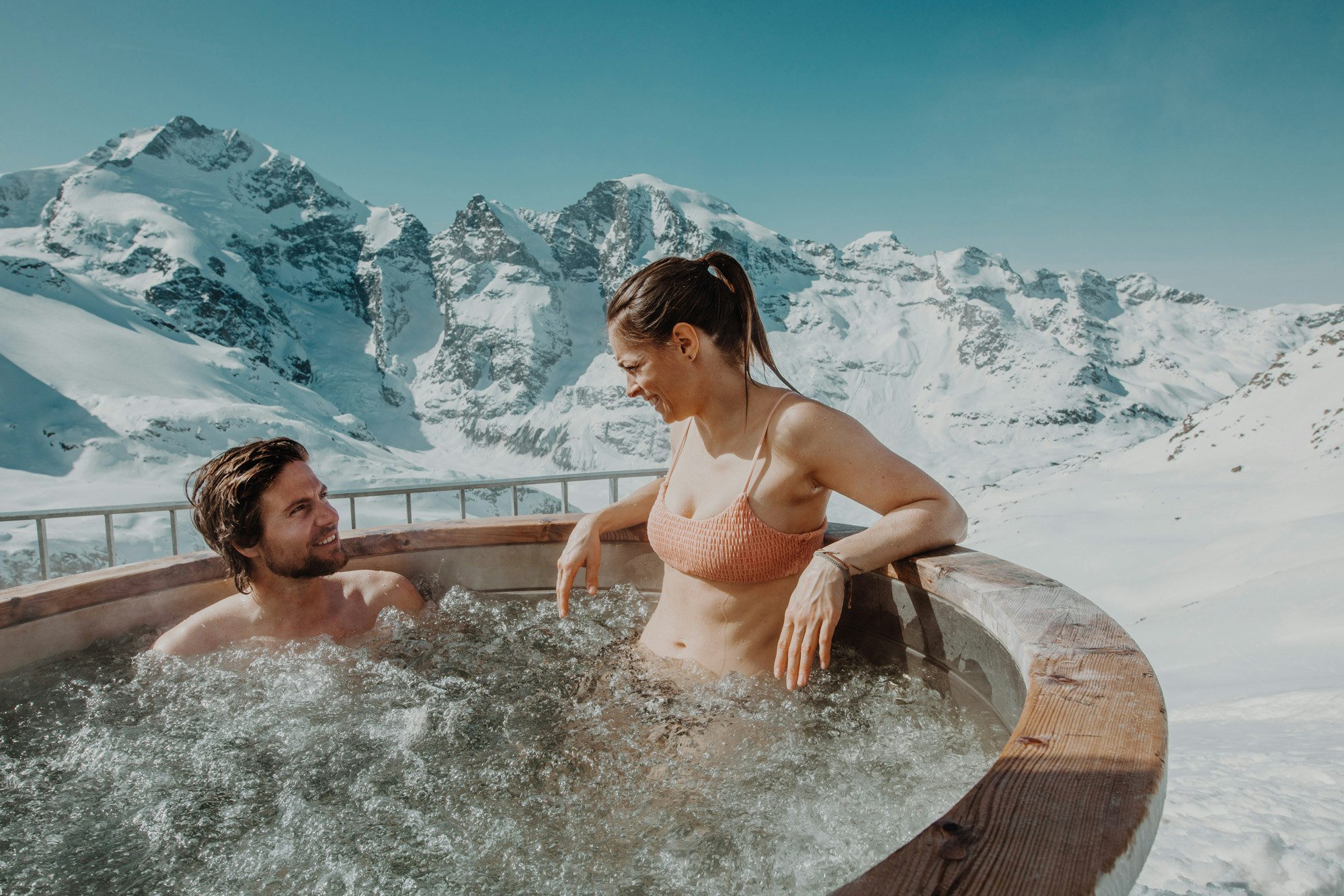 Jacuzzi on Diavolezza<br>at 2,978 m<br>