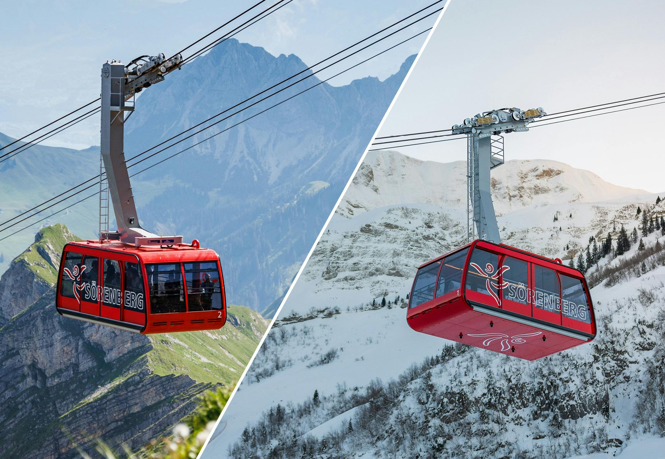 Retourfahrt Luftseilbahn Sörenberg-Brienzer Rothorn