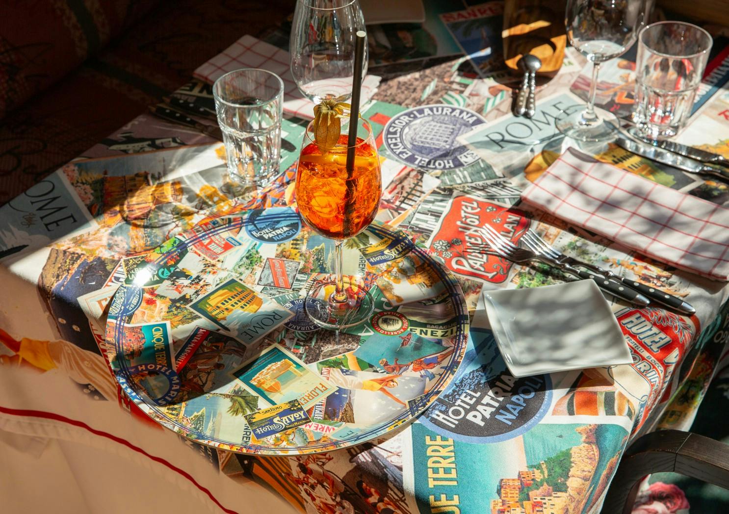 Serviertablett "Buon Viaggio"