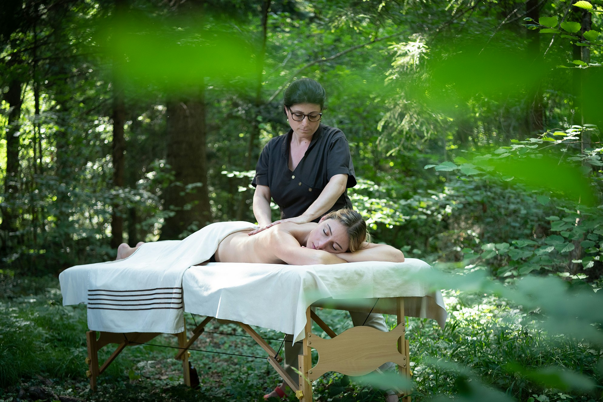 Massage en forêt - Bien-être en forêt - Nature pure 120 min.