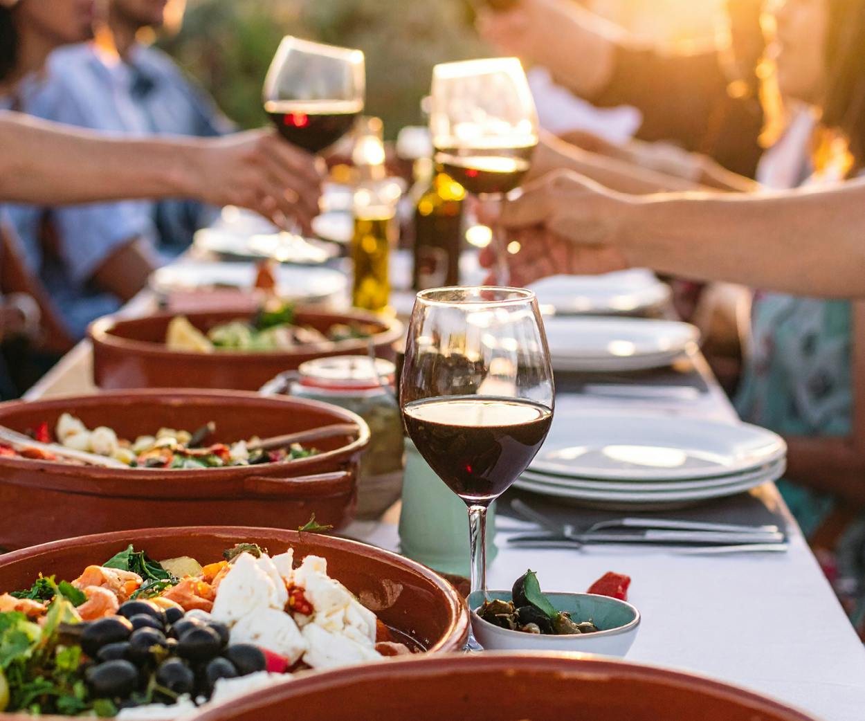 Italian Dinner on Gurtner's terrace