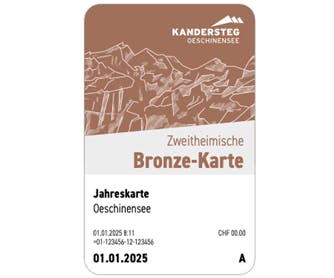 Jahreskarte Bronze Oeschinensee inkl. Skifahren (Postversand)