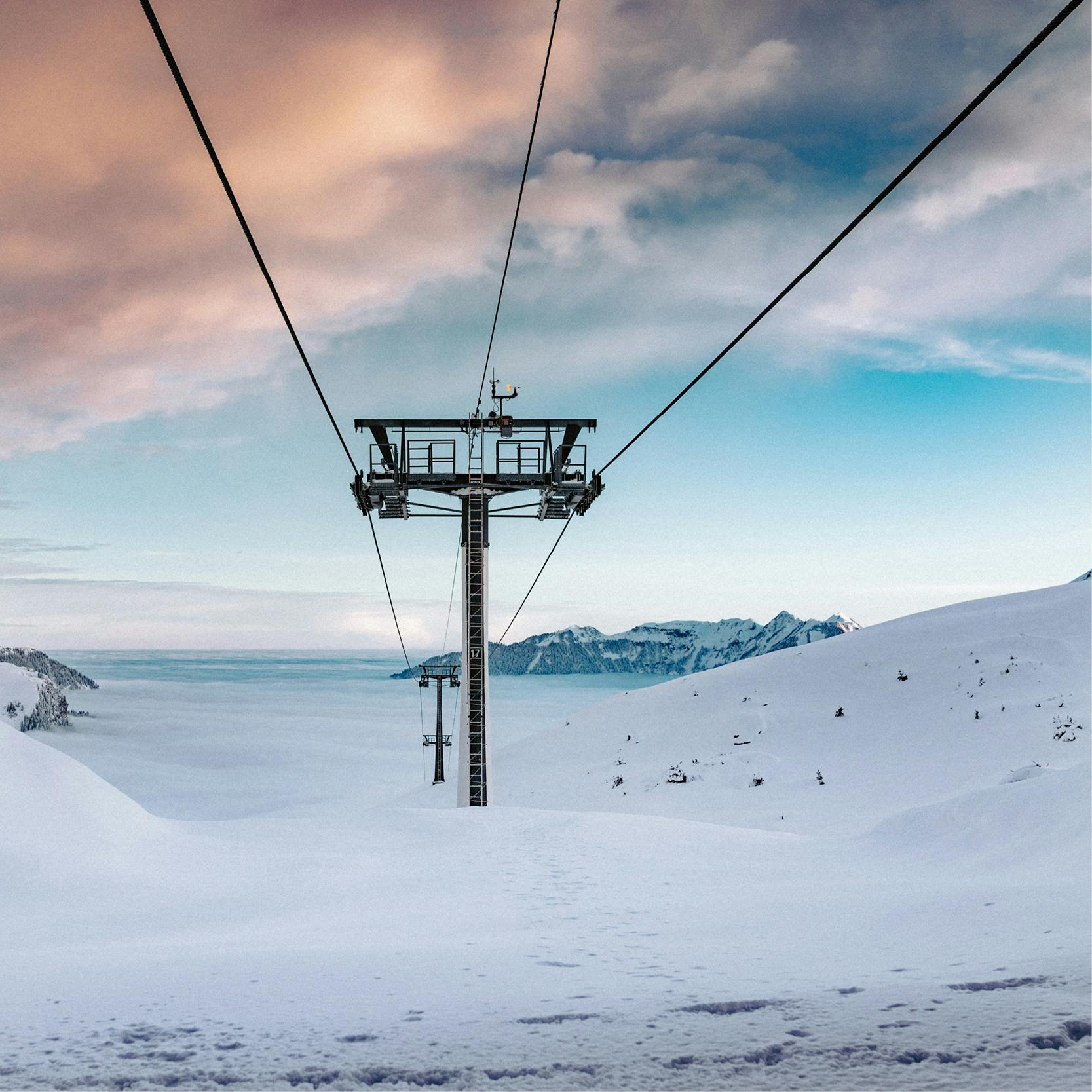 Télécabine hiver