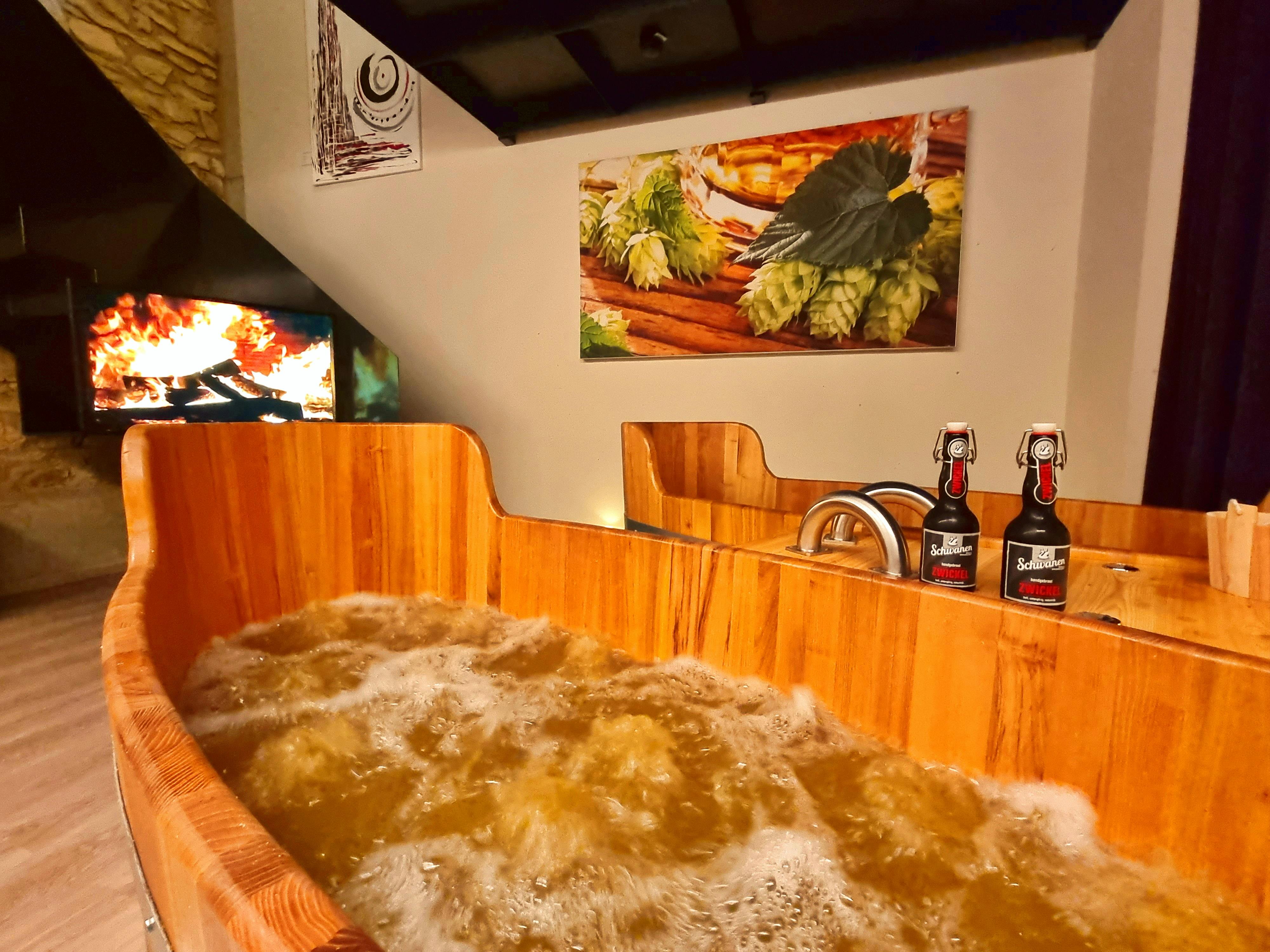 Original Ehinger Bierbad mit Übernachtung