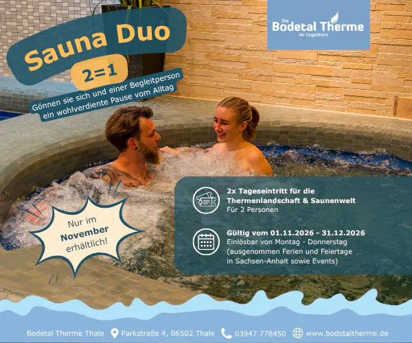 Sauna Duo 2=1 Ticket