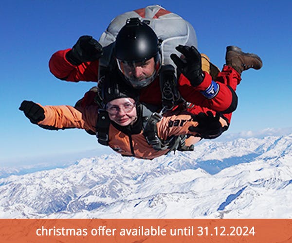 TANDEM SKYDIVE ENGADINSKY christmas offer