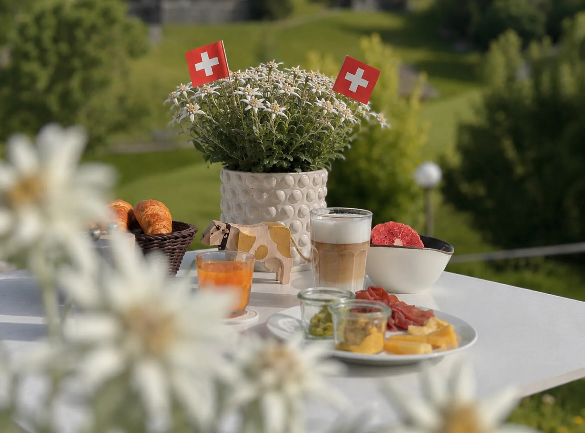 1. August-Brunch im Wellness Hotel Stoos