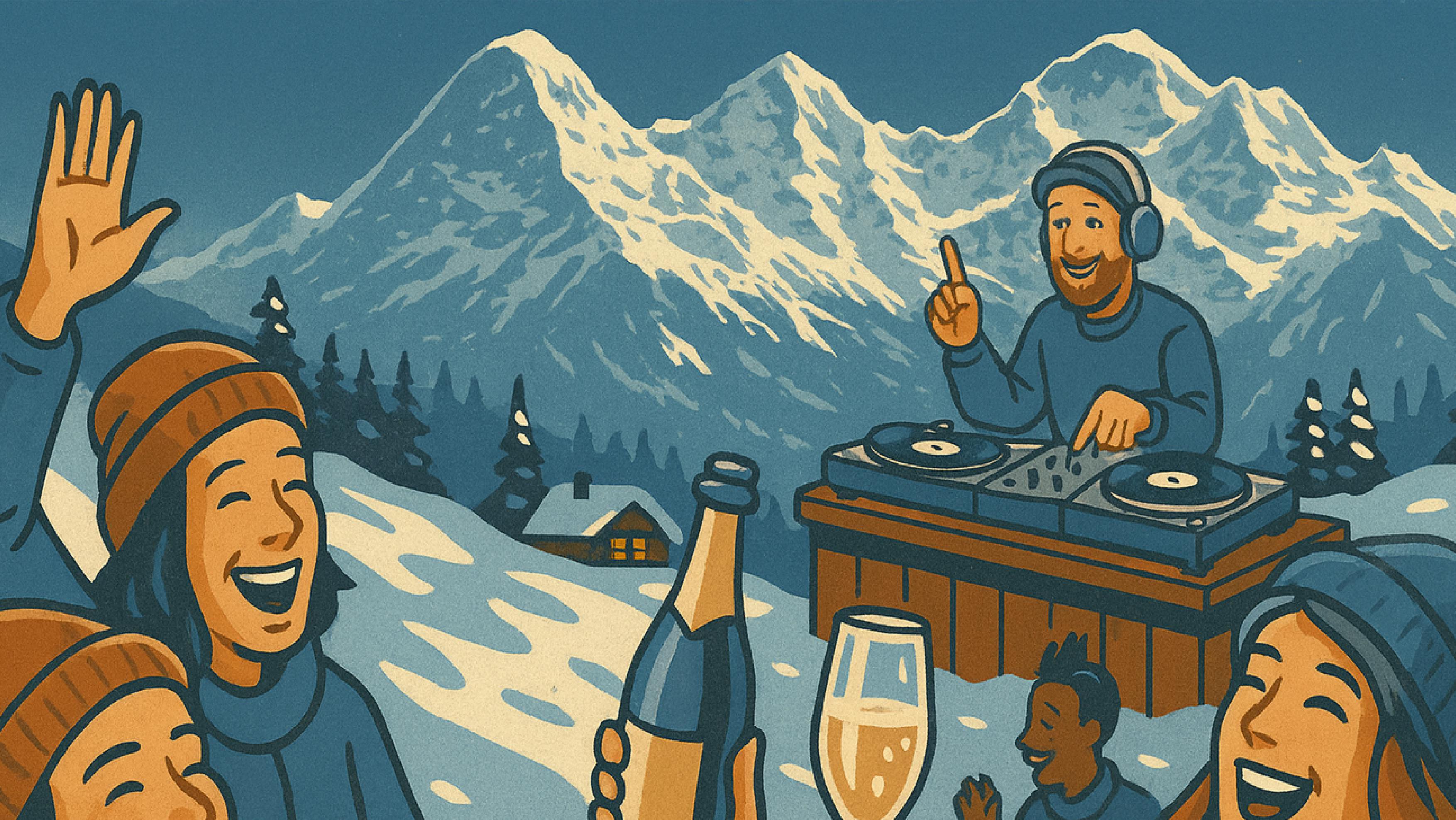 Apéritif du Nouvel An à Mürren - Bienvenue en 2026